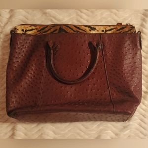 JustFab Maroon Shoulder Bag